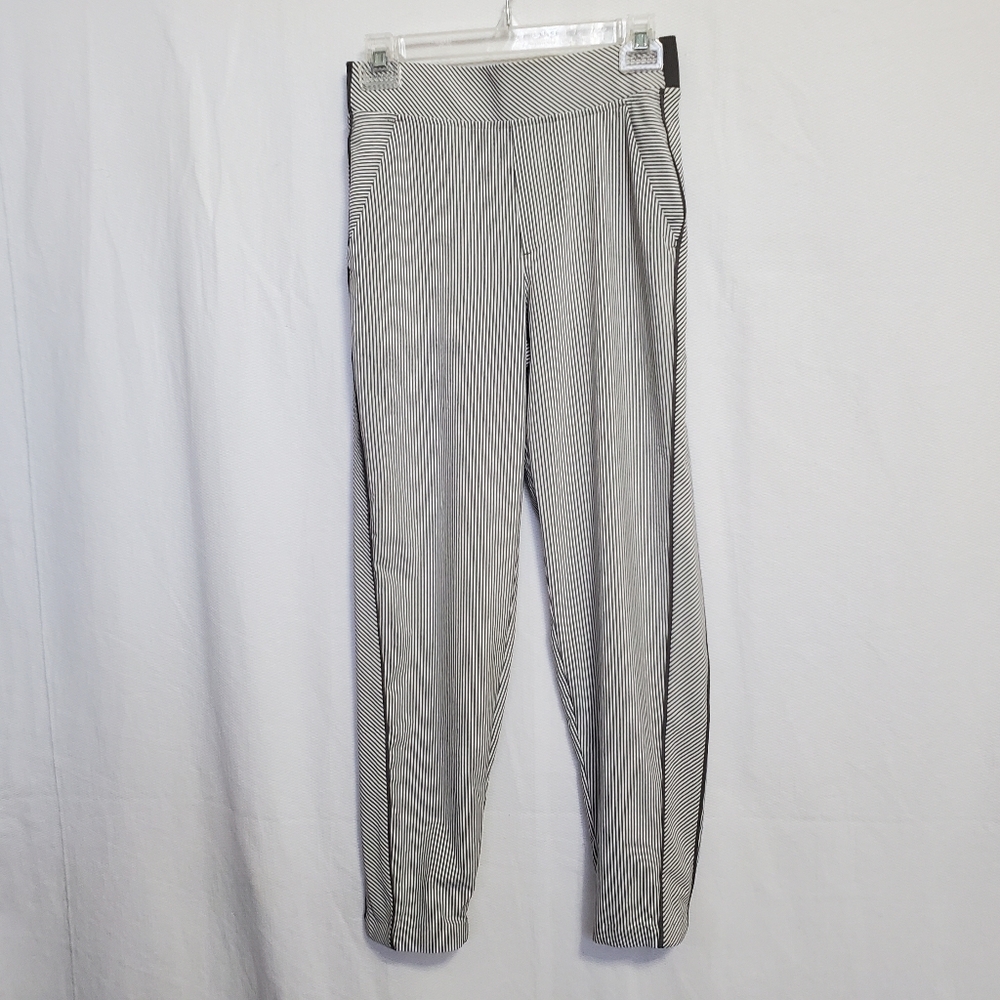 Athleta Brooklyn Striped High Rise Ankle Pants Size 0 - Picture 3 of 11